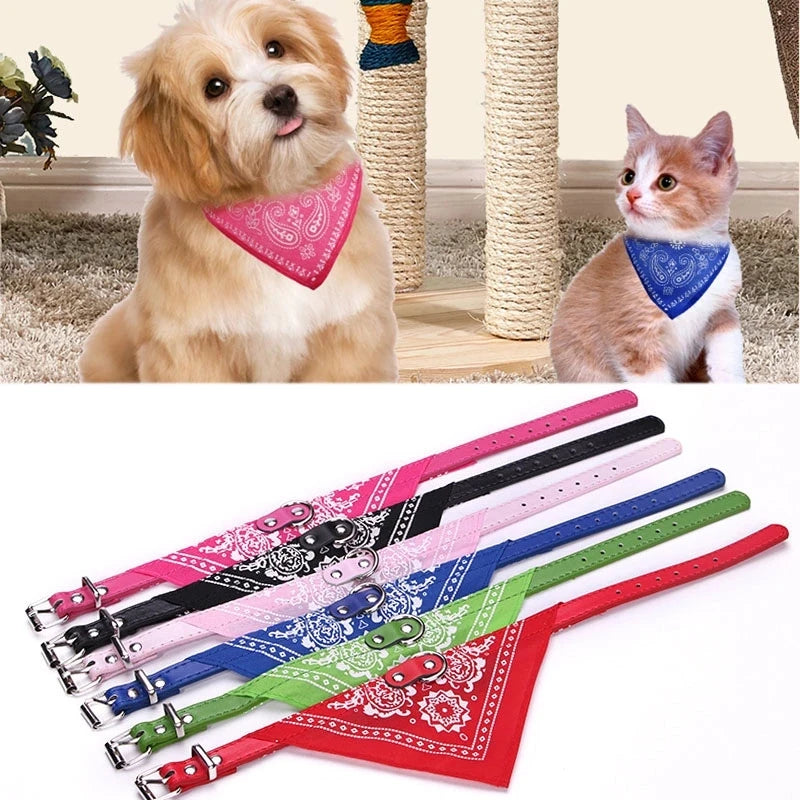 Bandana maramica za pse i mačke – podesiva, sa paisley uzorkom
