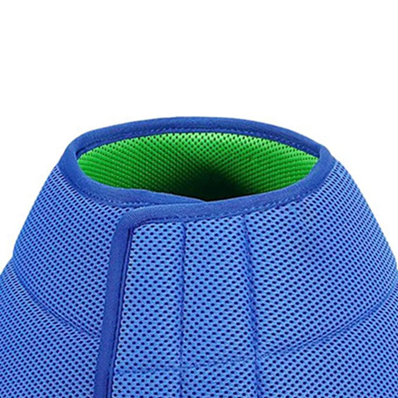 Mekana zaštitna kragna za pse – platnena, lagana, S/M/L/XL