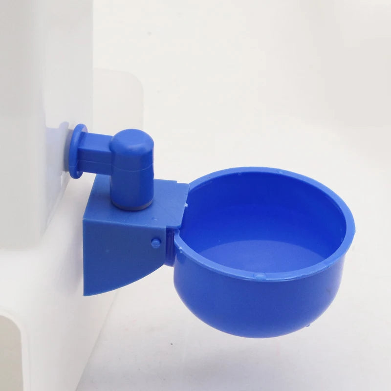 Water dispenser for rabbits and rodents 1000ml – blue bowl, for hamsters, guinea pigs, ferrets