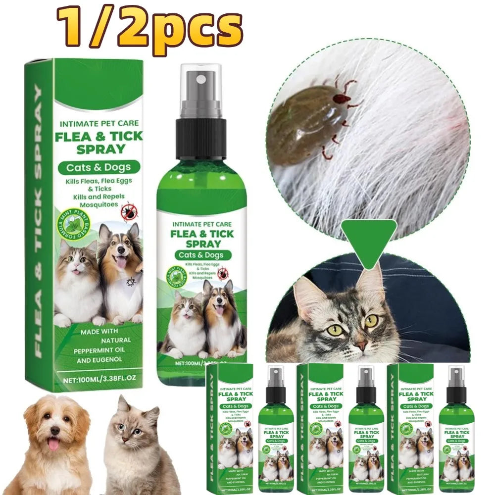 Sprej protiv buva i krpelja za pse i mačke – 100ml