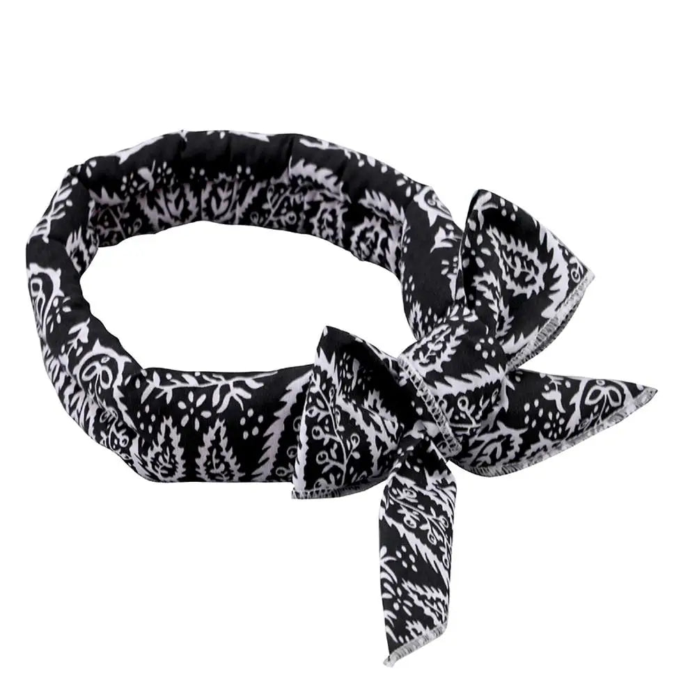 Rashladna bandana marama za pse i mačke – pamuk/poliester, 5 dezena, 5×100 cm