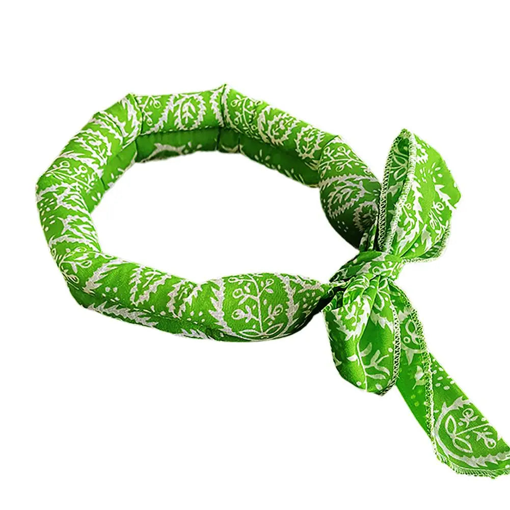 Rashladna bandana marama za pse i mačke – pamuk/poliester, 5 dezena, 5×100 cm