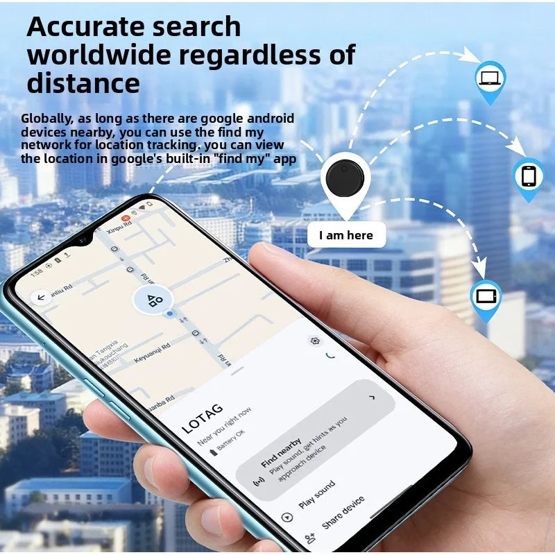 Bluetooth GPS tracker za pse – vodootporan, Android i iOS kompatibilan | F18