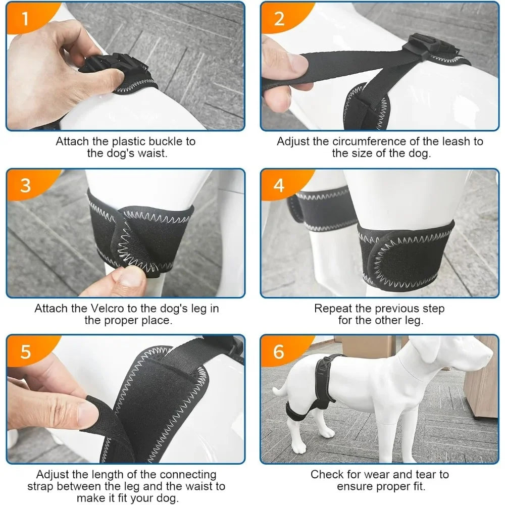 Dog Hip Orthotics Brace,Support for Hip Dysplasia,Relieve Pain Prevent Hip Joint Diseases,Help Dog Injury Recovery