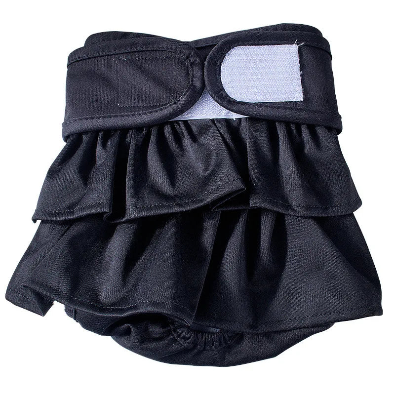 Podešive perive pelene za ženke pasa – jednobojne, S/M/L/XL