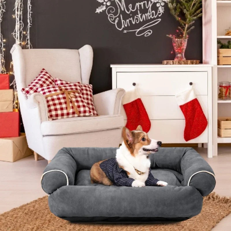 Meki ležaj-sofa za pse – pravougaoni, topli, protivklizni