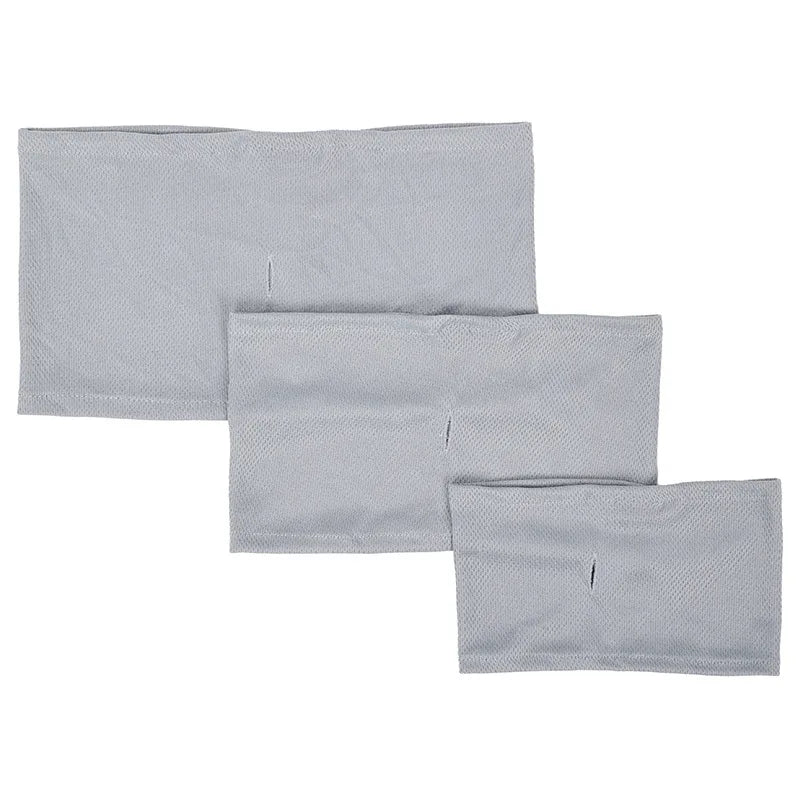 Rashladna bandana marama za pse – prozračna, letnja, siva/plava, S/M/L