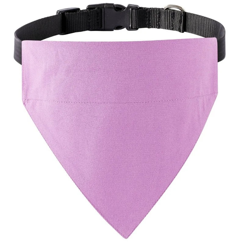 Jednobojni bandana marama za pse i mačke – pamuk, podesiv, S/M/L