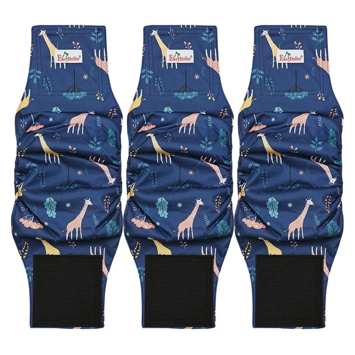 Perive pelene za mužjake pasa – set 3 kom, poliester, podešive, S/M/L