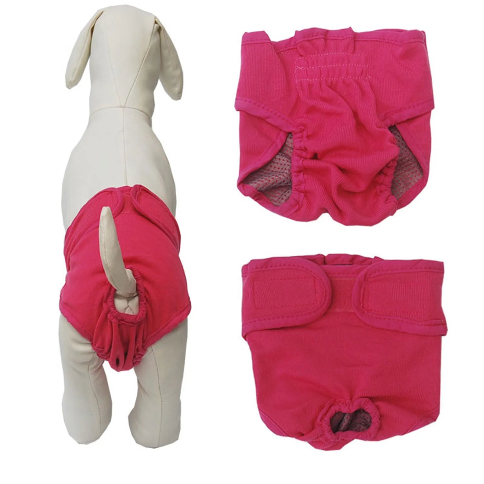 Perive higijenske gaćice za ženke pasa – 4 boje, XS/S/M/L/XL