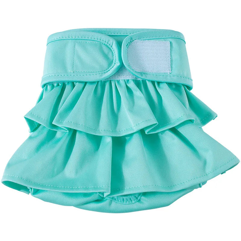 Podešive perive pelene za ženke pasa – jednobojne, S/M/L/XL