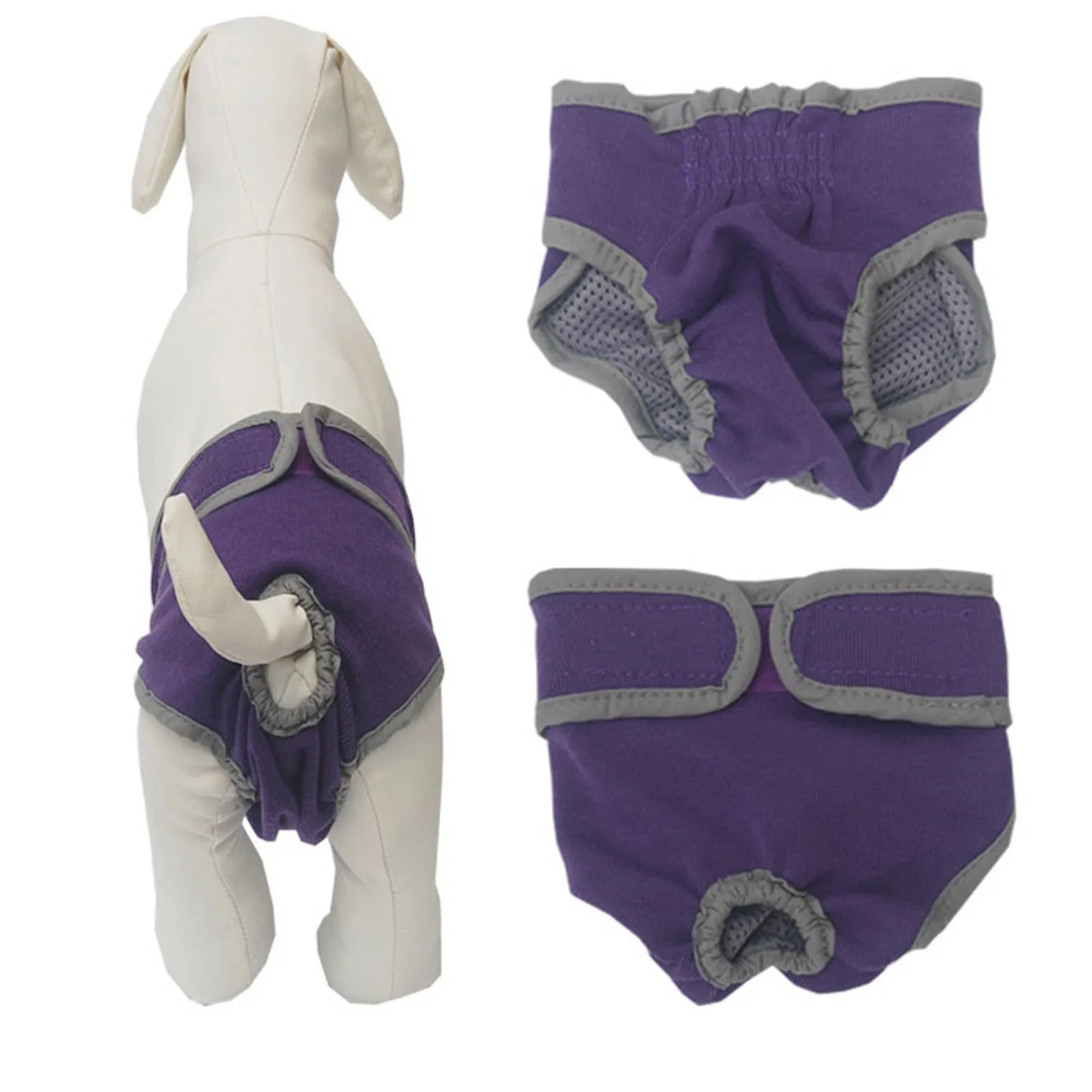 Perive higijenske gaćice za ženke pasa – 4 boje, XS/S/M/L/XL