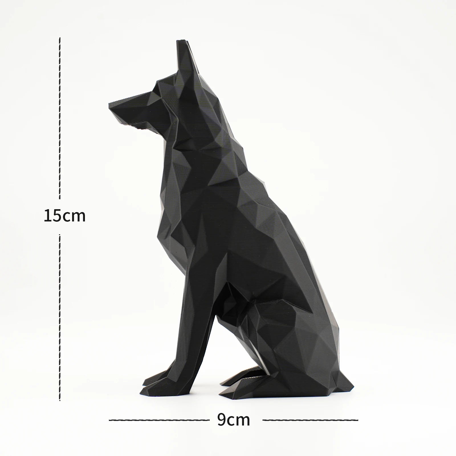 Figura psa Nemački ovčar – elegantna skulptura za dom i auto