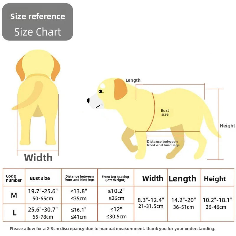 Professional Mobility Aid For Large Pet Breeds, Rehabilitation Cart With Walking Support | Enables Exercise & Daily Assistance