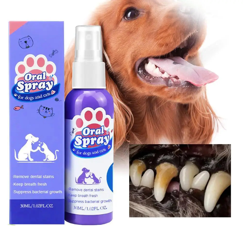 Sprej za usnu šupljinu pasa – svež dah i čišćenje zuba, 30ml