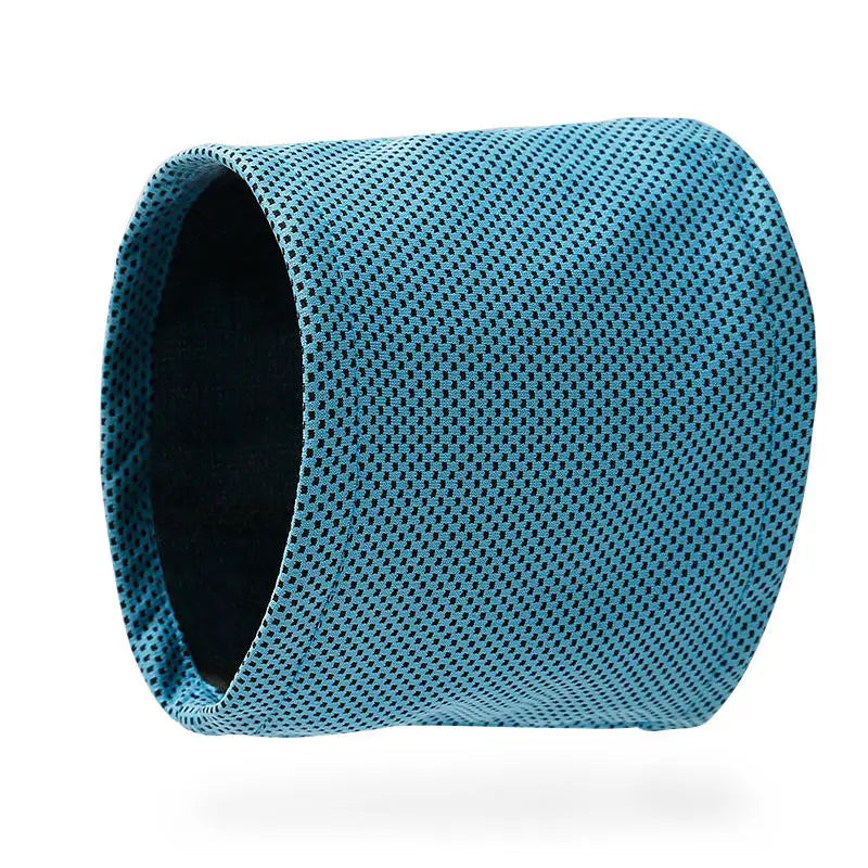 Rashladna bandana marama za pse – prozračna, letnja, siva/plava, S/M/L