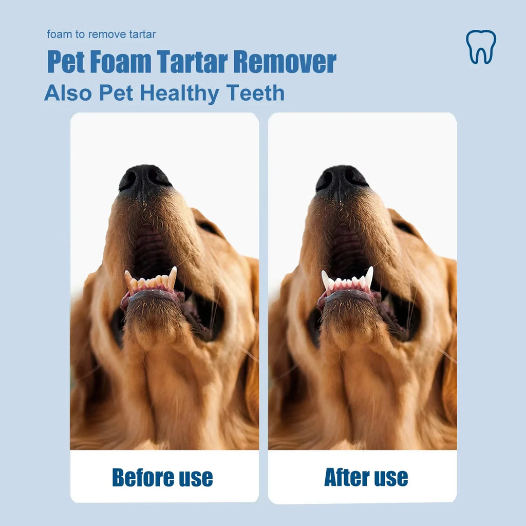 Pet Dental Care Foam Dog Oral Breath Freshener Keep Dog Breath Fresh And Teeth Clean Supports Gum Health Dog Dental Care