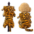 Winter fleece jumpsuit for dogs and cats – animal prints, XS–XXL