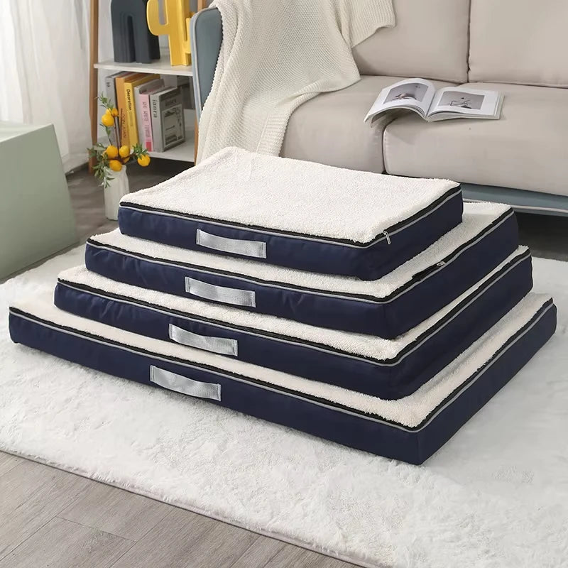 Memory foam prostirka za pse i mačke – uklonjivi pokrivač, vodootporna, za sve sezone