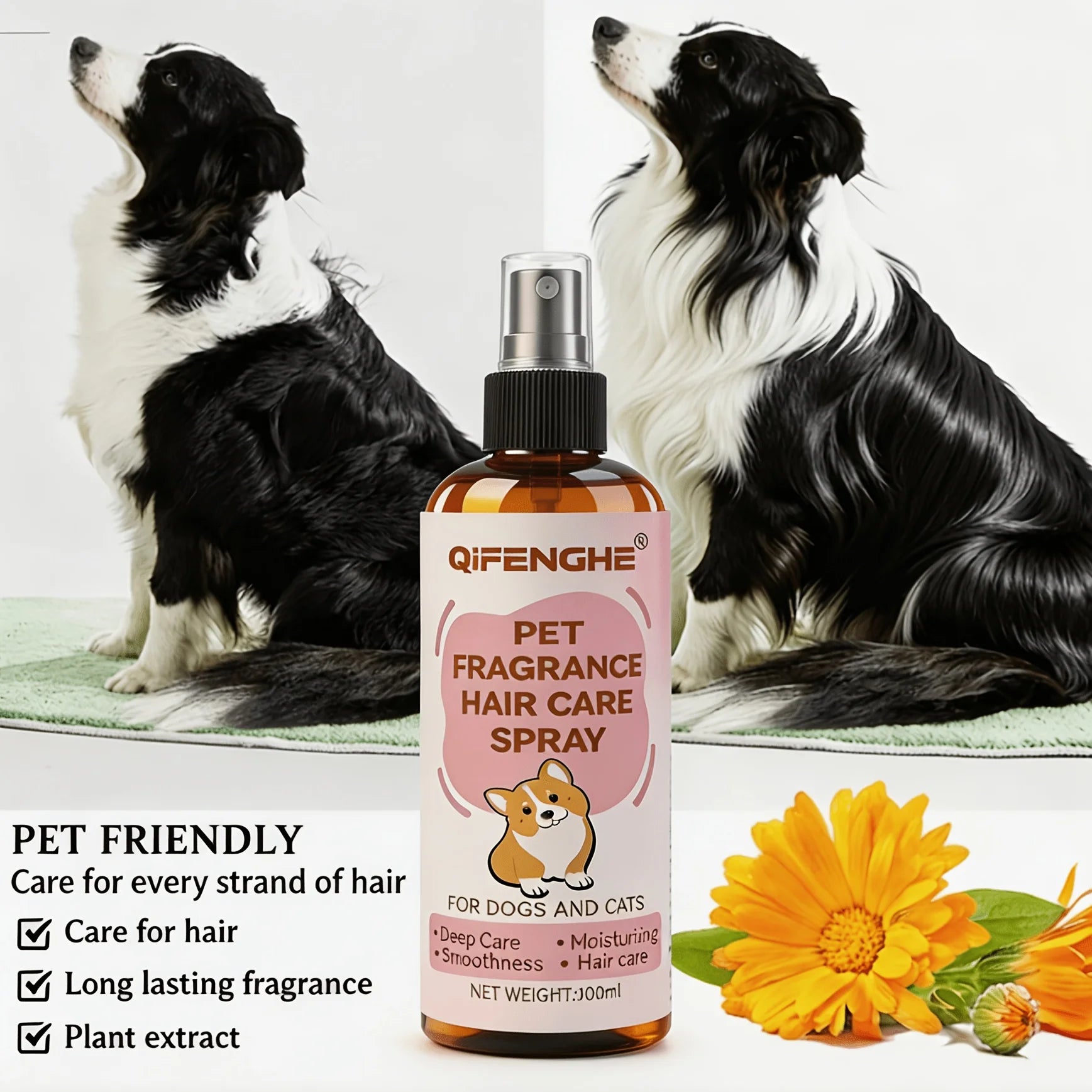 Sprej za negu dlake pasa i mačaka – regenerator, anti-kovrdzanje | 100ml