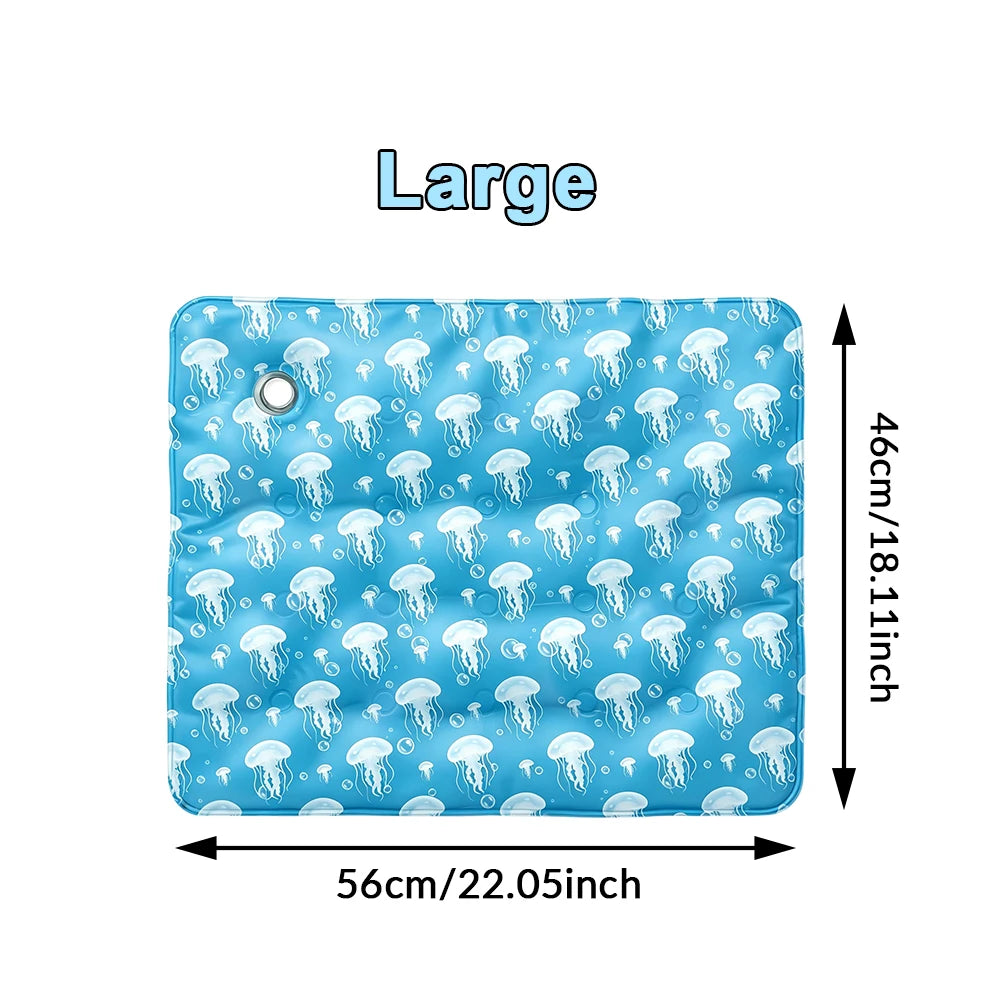 Pet Cooling Mat for Dogs And Cats Air Conditioning Gel Mat for Pets Soft Breathable Waterproof Non-Slip Pet Mat for Hot Weather
