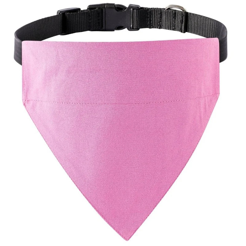 Jednobojni bandana marama za pse i mačke – pamuk, podesiv, S/M/L
