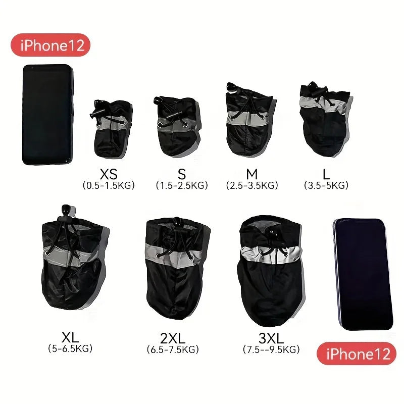 Vodootporne čizme za pse – set 4 kom, zaštita šapa, XS–XXXL
