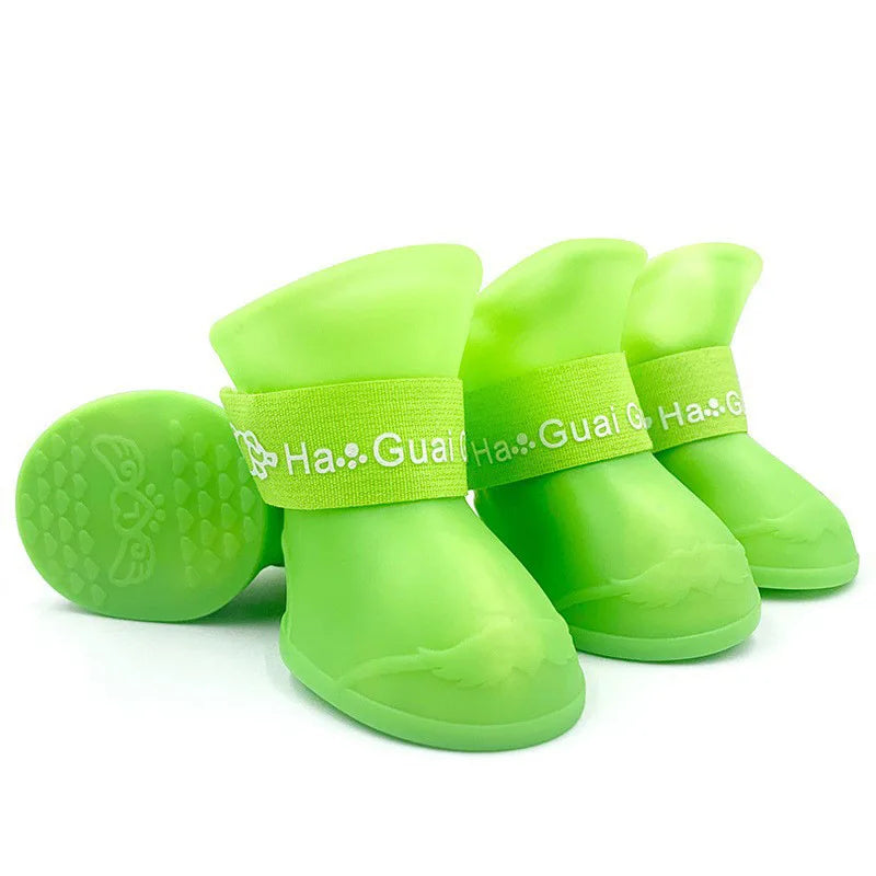 Silicone rain boots for dogs and cats – anti-slip, waterproof, soft sole