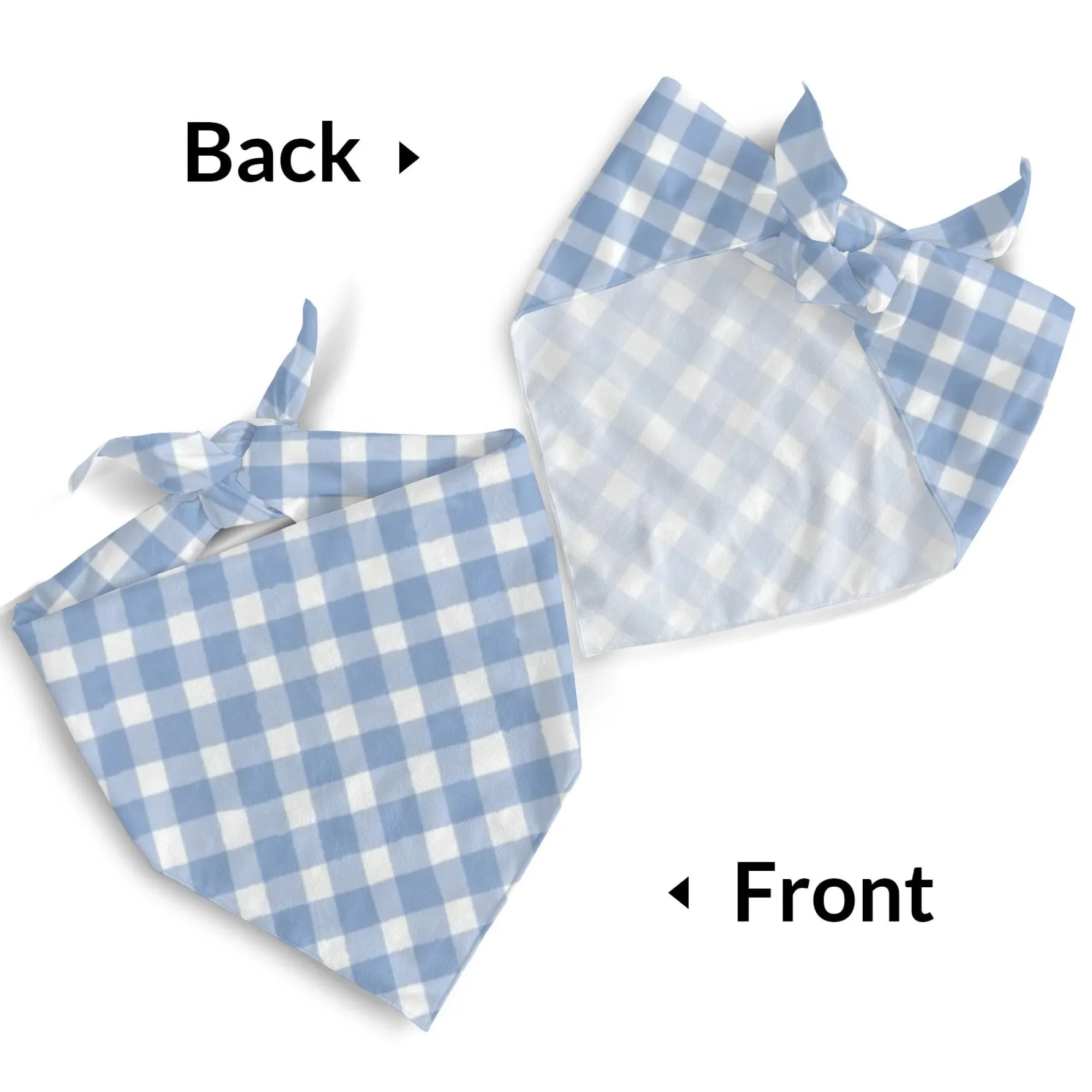 Karirani bandana marama za pse – poliester, šareni print, univerzalna veličina