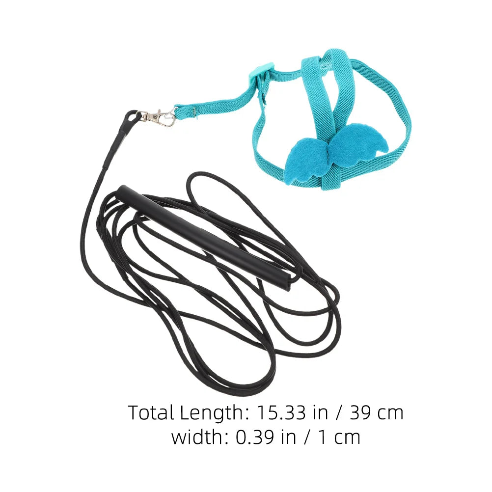 Ultralight Parrot Flight Training Harness – Adjustable, Durable, for Indoor and Outdoor Use
