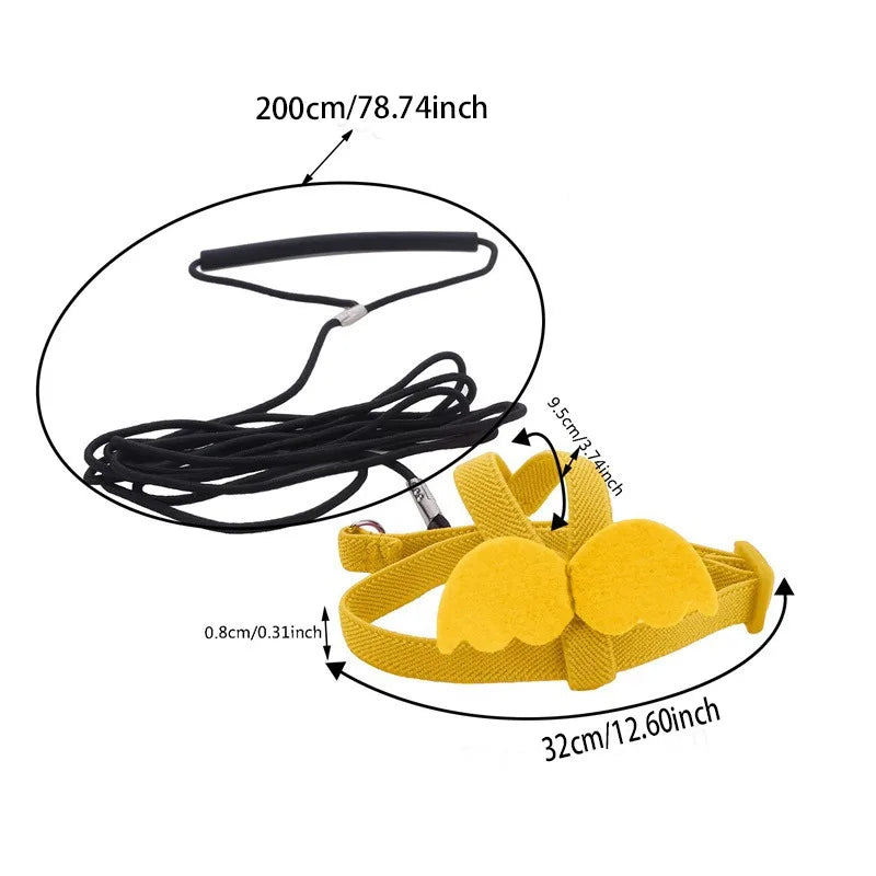 Parrot Flight Training Leash - Elastic, 200 cm, 7 colors