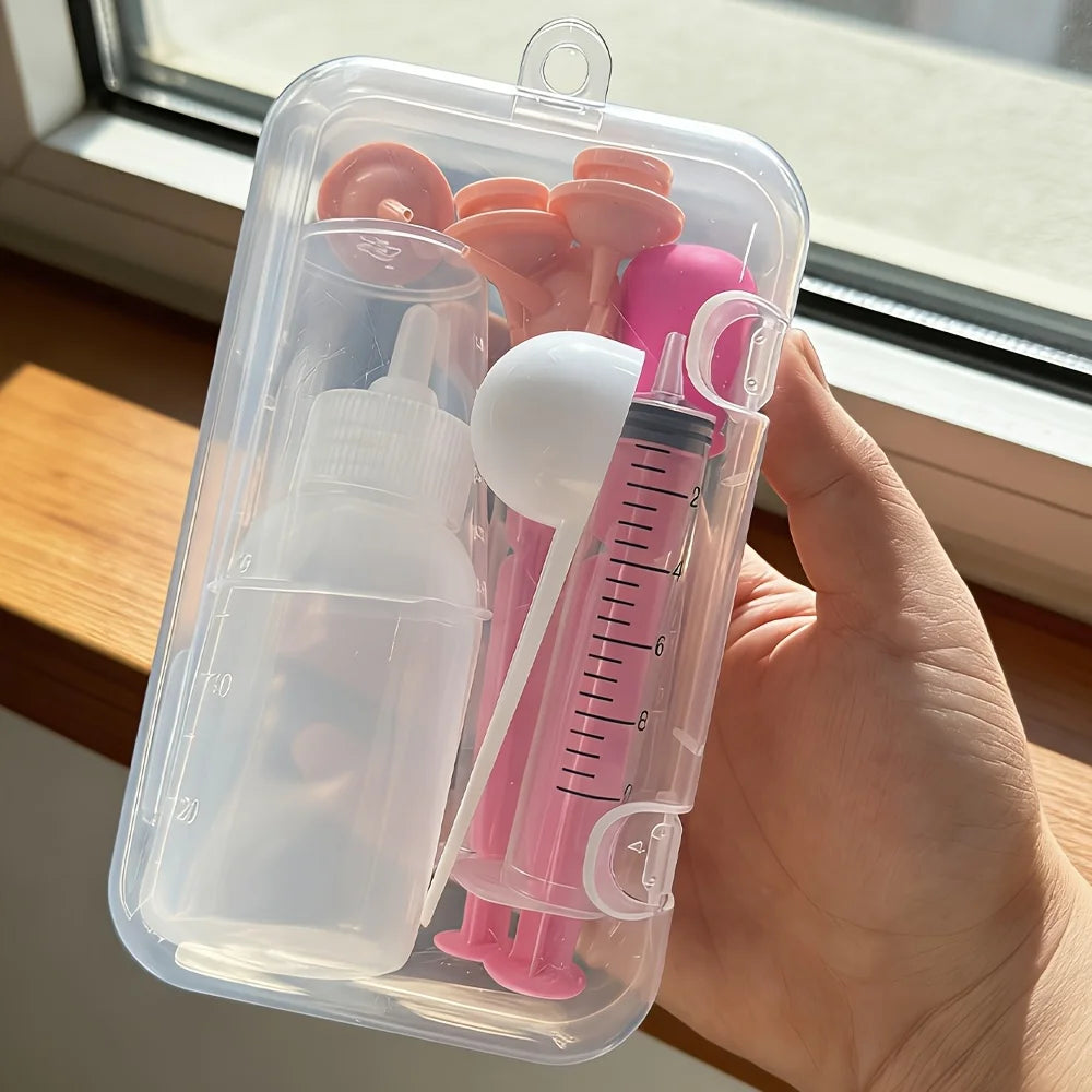 Small Pet Grooming Set – Multi-Purpose Brush with Silicone Heads