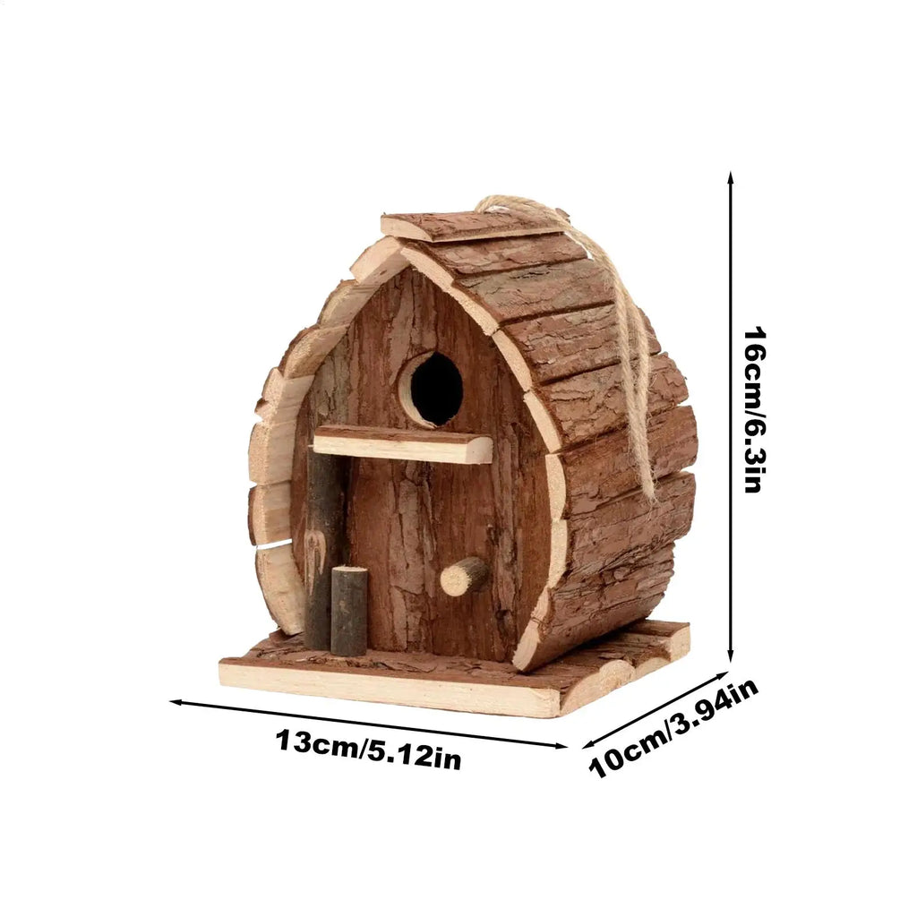 Wooden Birdhouse – Cage, Shelter, Garden and Balcony Decoration