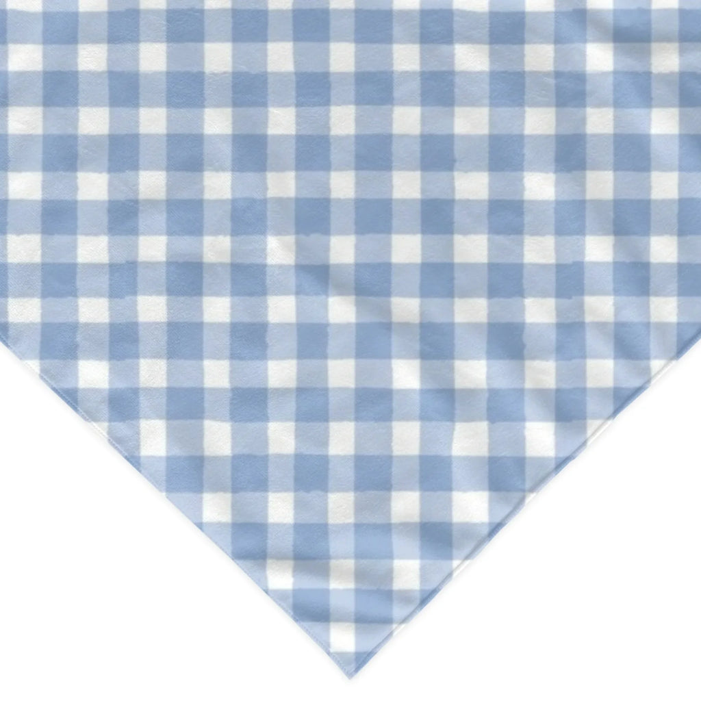 Karirani bandana marama za pse – poliester, šareni print, univerzalna veličina