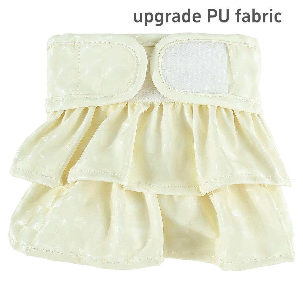 Podešive perive pelene za ženke pasa – jednobojne, S/M/L/XL
