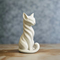 Elegant cat sculpture - European style, decorative home figure