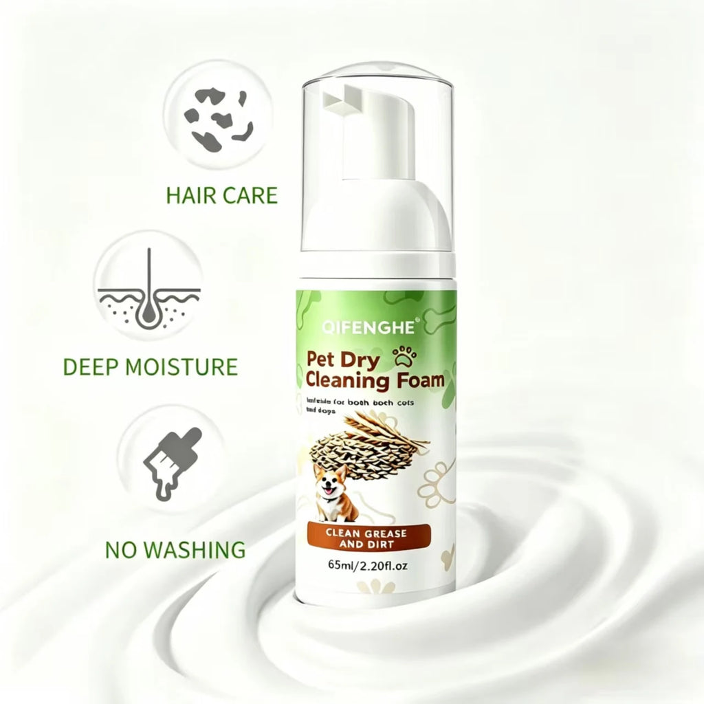 Suva pena za čišćenje pasa i mačaka – biljna formula, bez ispiranja | 60ml