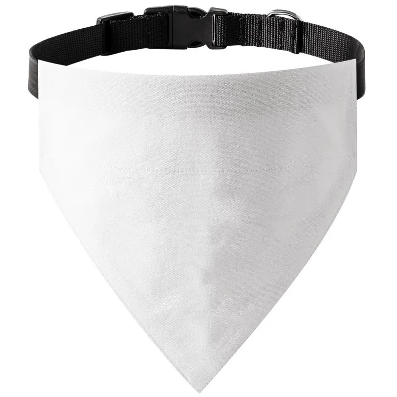 Jednobojni bandana marama za pse i mačke – pamuk, podesiv, S/M/L