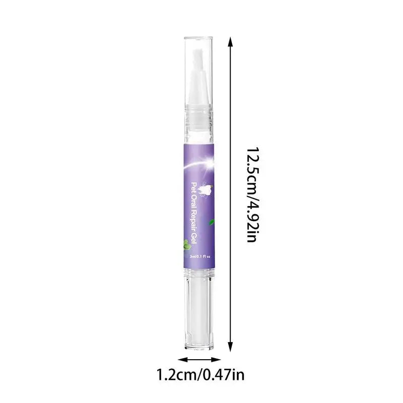 Pet Oral Repair Gel Dog Cat Teeth Cleaning Pen Natural Dog Toothpaste Gel Pet Breath Freshener Eliminate Bad Breath Oral Care