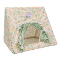 Floral Print Tent Bed with Curtains – for Rabbits, Guinea Pigs and Hamsters, S/M/L