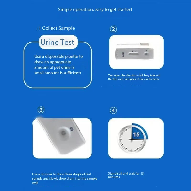 Test za trudnoću pasa i mačaka – urin test kartica za rano otkrivanje