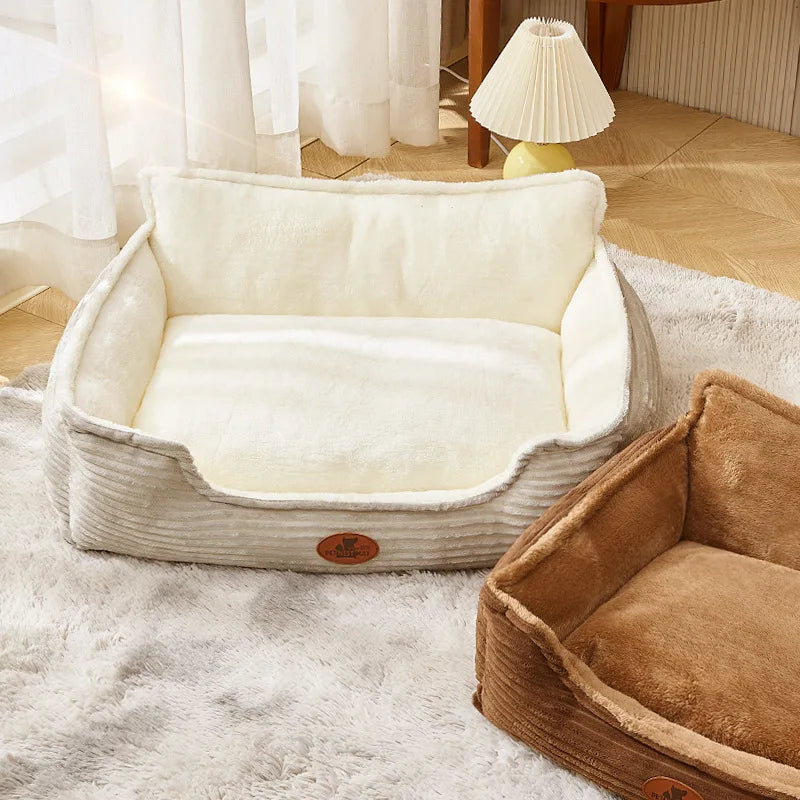 Sofa krevet za pse i mačke – kord, periv, za sve sezone, S–L