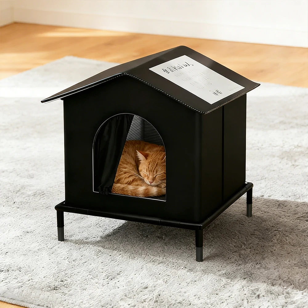 Cat house – thermally insulated, waterproof, for indoors and outdoors