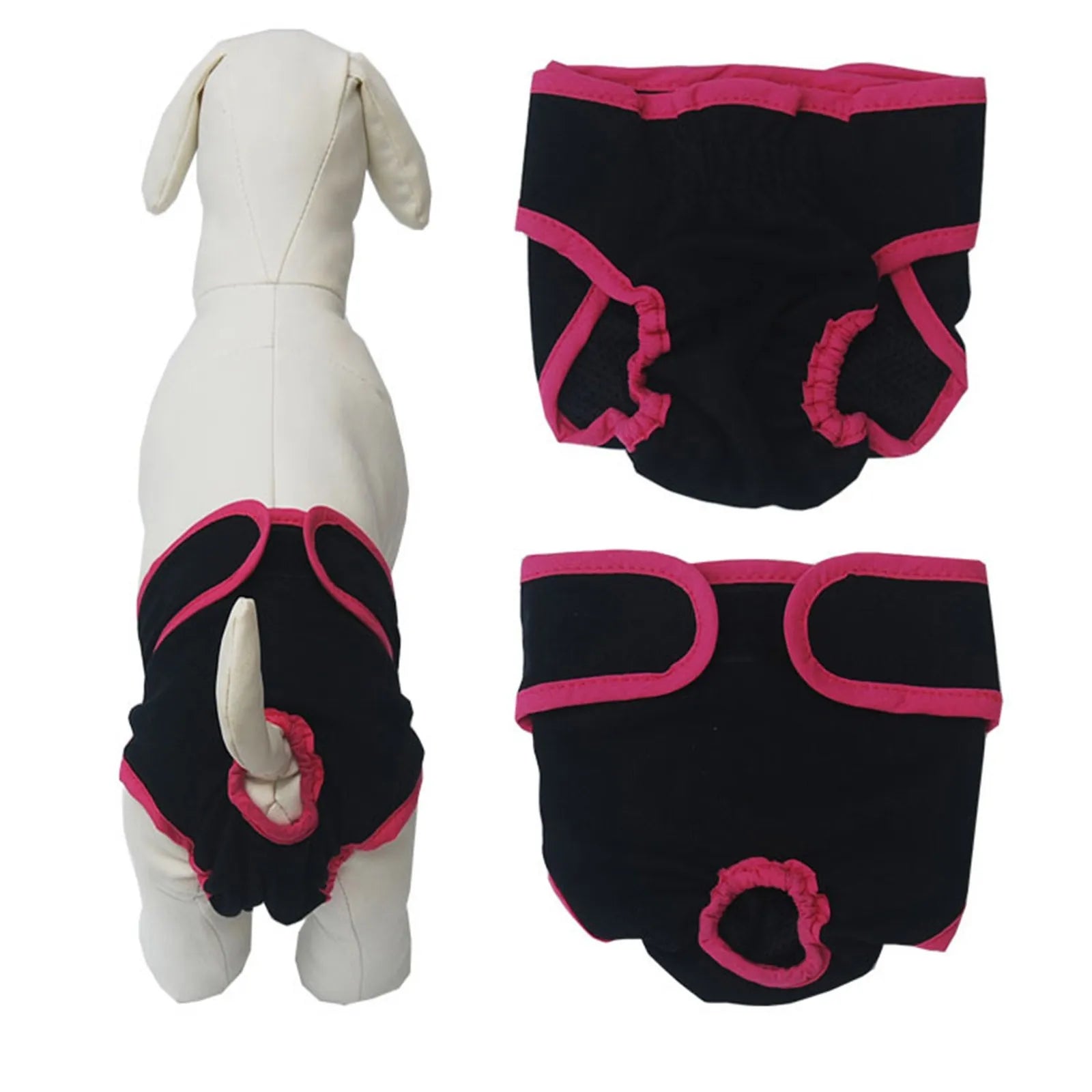 Perive higijenske gaćice za ženke pasa – 4 boje, XS/S/M/L/XL