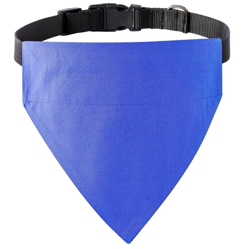 Jednobojni bandana marama za pse i mačke – pamuk, podesiv, S/M/L