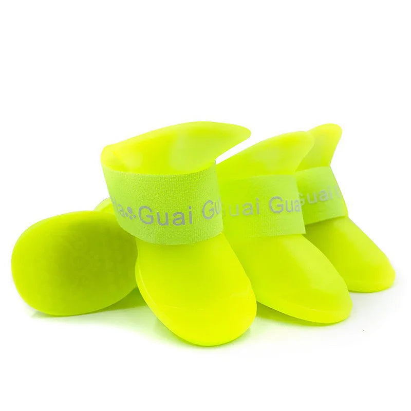 Silicone rain boots for dogs and cats – anti-slip, waterproof, soft sole