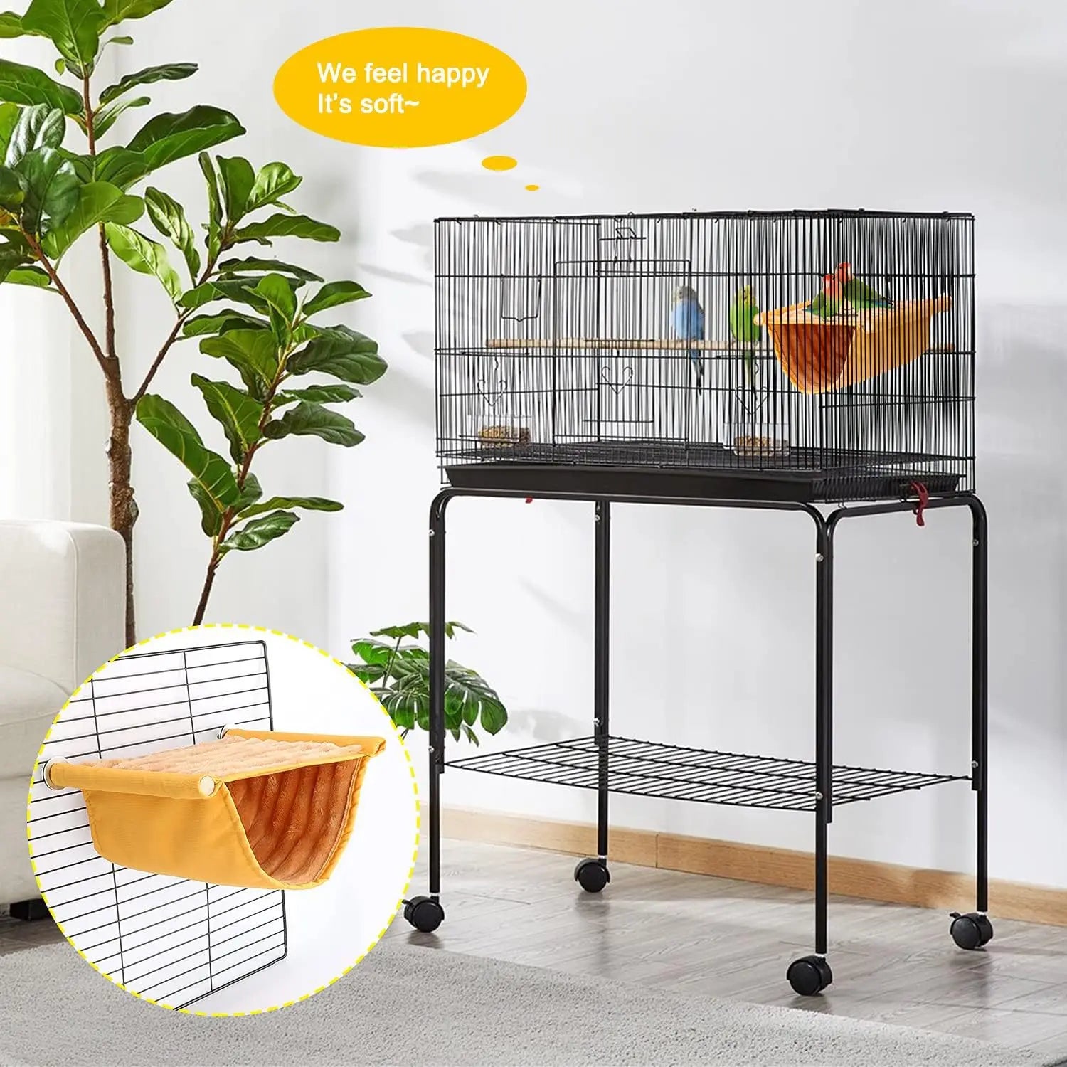 Plush Parrot Nest and House – Soft, Warm, 2 Sizes