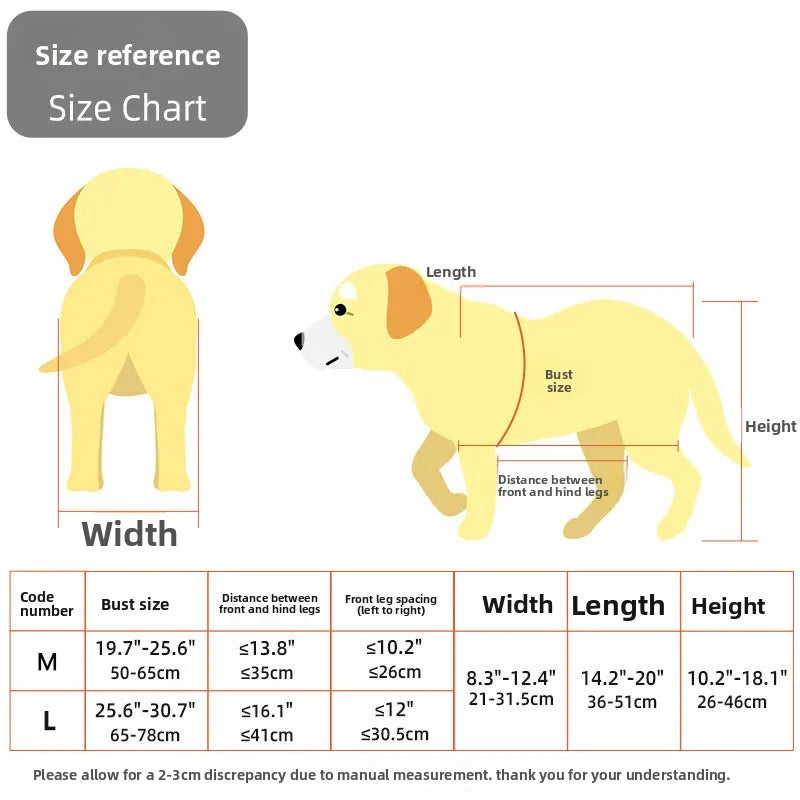 Professional Mobility Aid For Large Pet Breeds, Rehabilitation Cart With Walking Support | Enables Exercise & Daily Assistance